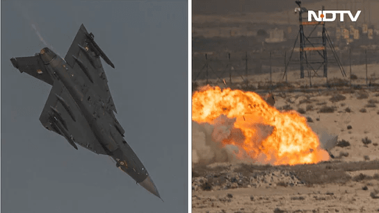 Fighter Jet Crashes at Dubai Airshow